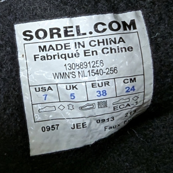 Sorel‎ Joan of Arctic Brown Suede Faux Fur Lace Up Waterproof Boots Women’s 7 - Picture 13 of 13